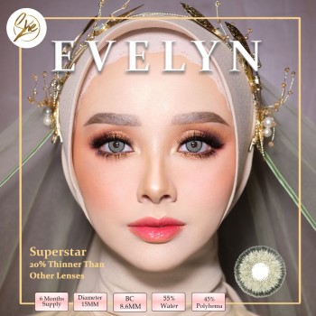 Superstar Evelyn Softlens Warna Premium